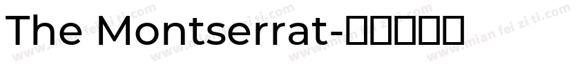 The Montserrat字体转换
